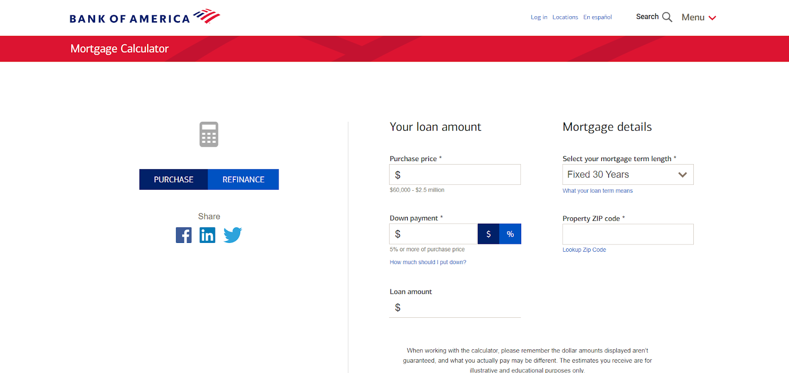 Financing Calculator